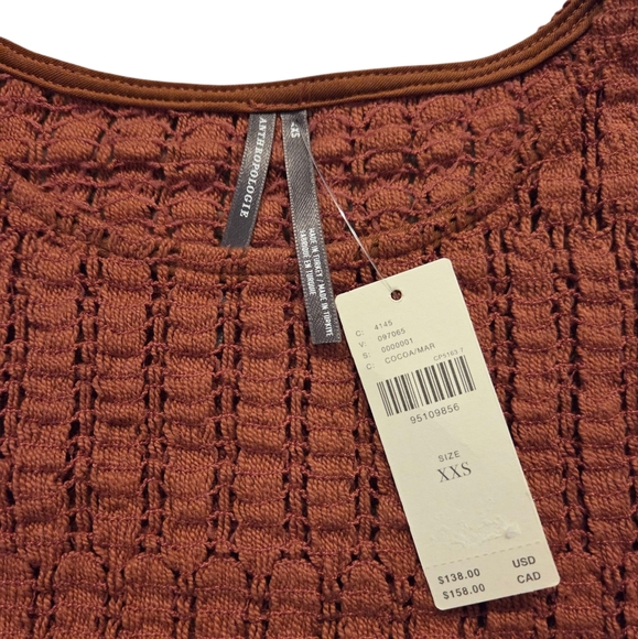 Anthropologie Long-Sleeve Knit Mini Dress - Picture 4 of 4